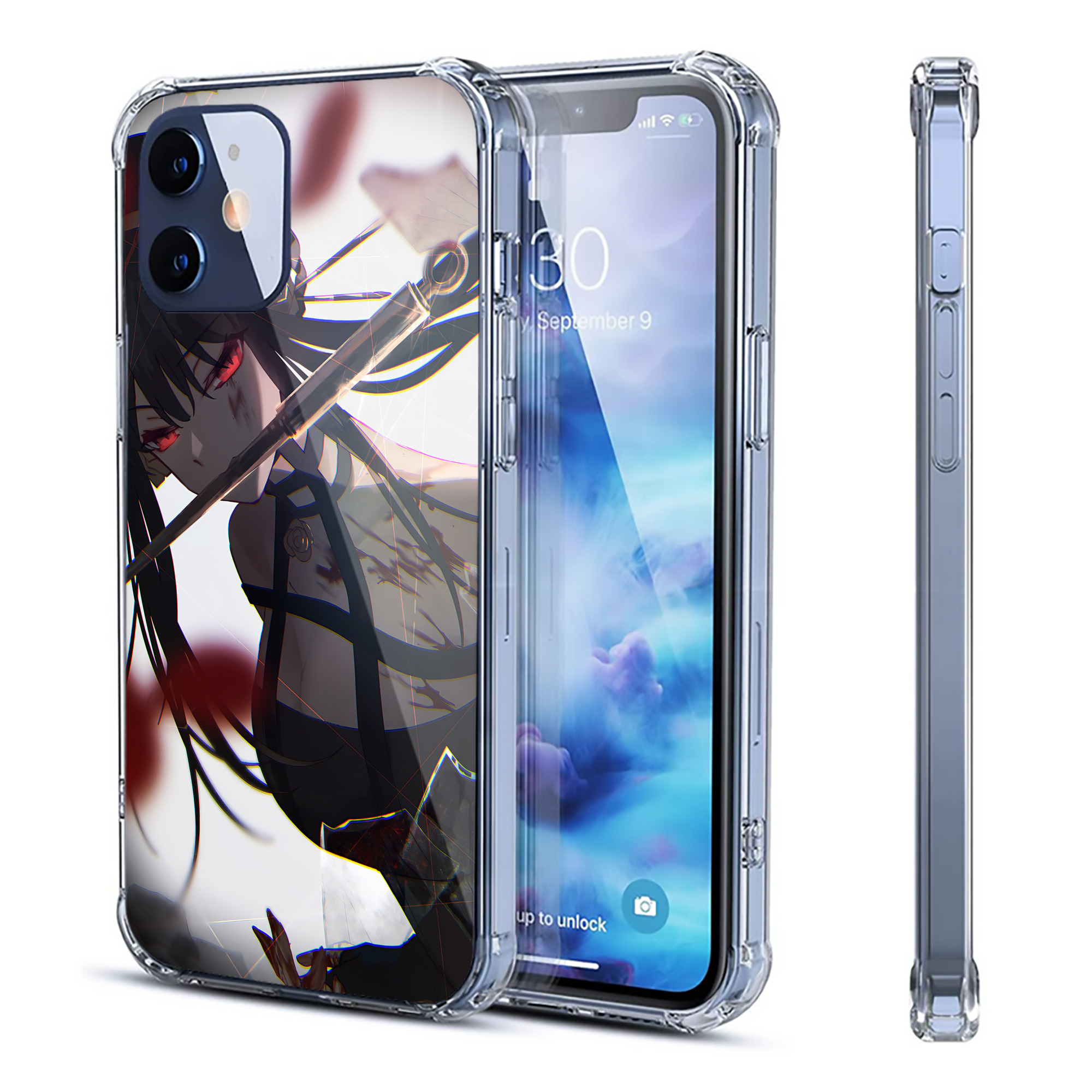（画像用） SPY×FAMILY间谍家家酒 【iPhone 12シリーズ対応】透明スマホケース（クリアソフトケース）